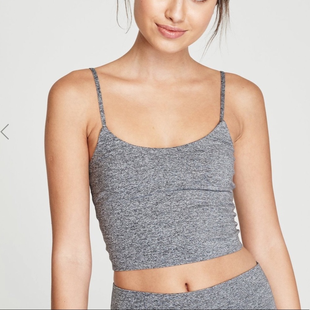 Spiritual Gangster Practice Cami Sports Bra Grey